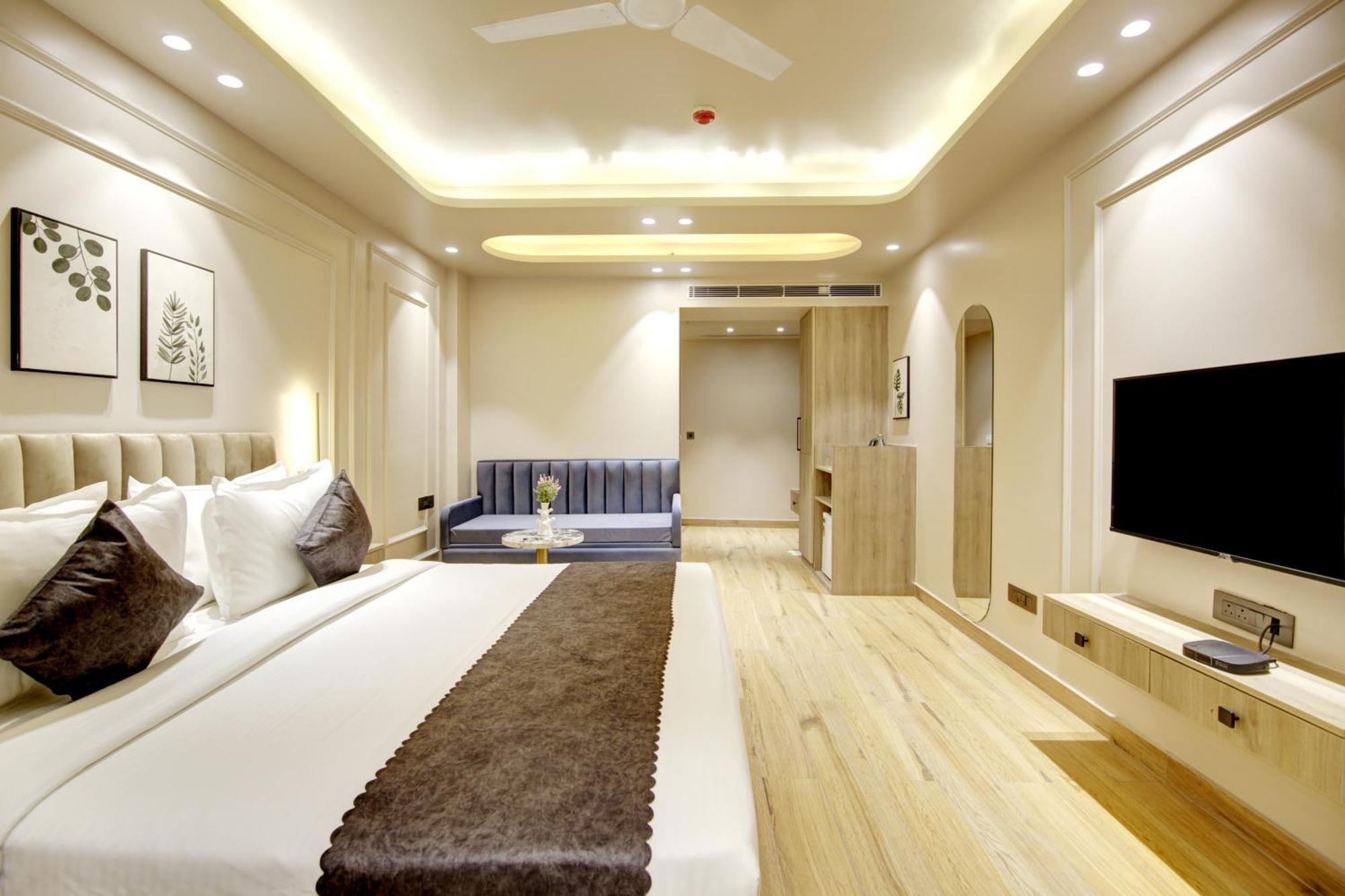 Saltstayz Premier - Near Golf Course Road & Sector 57 Gurgaon Exterior foto