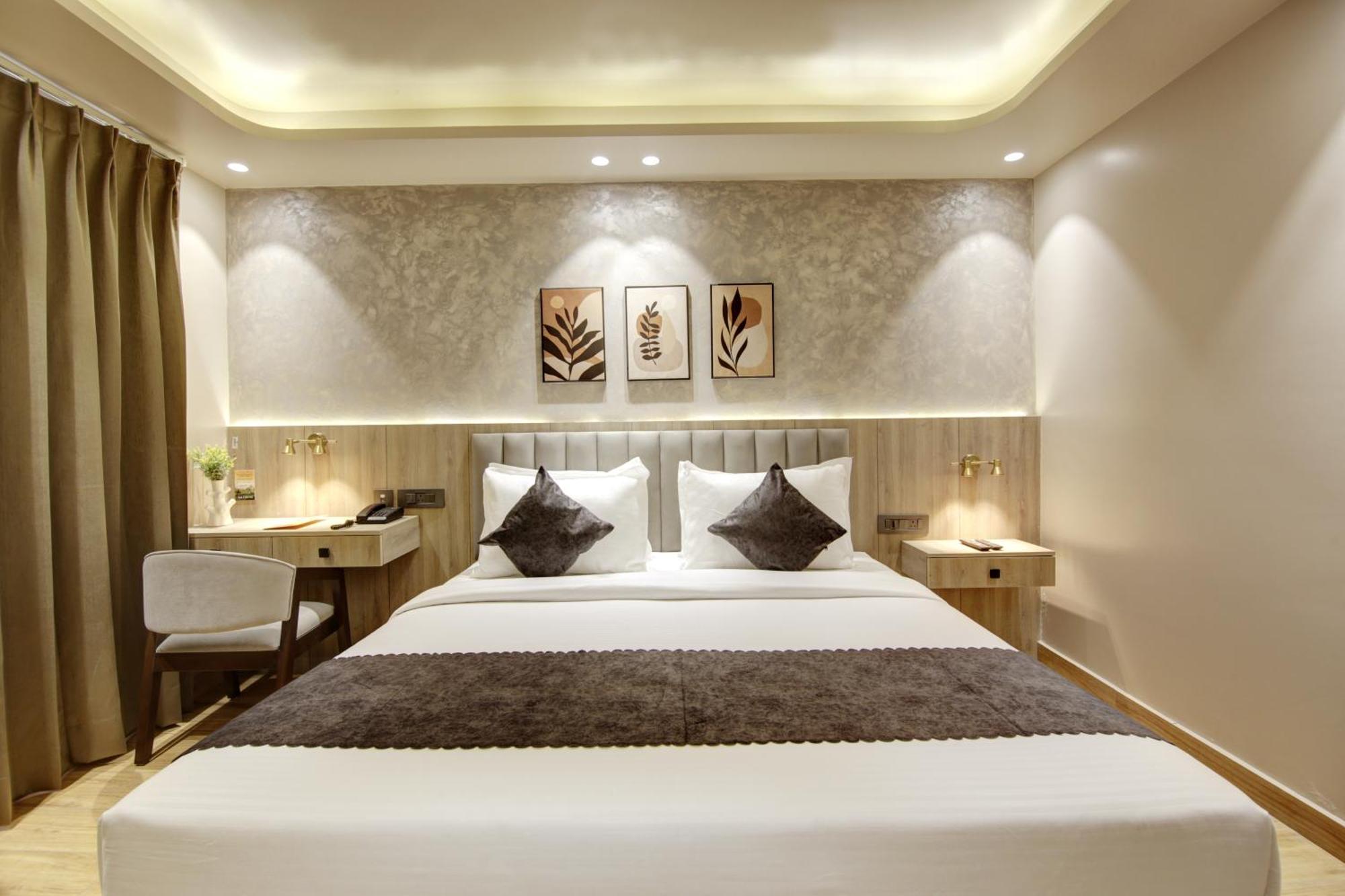Saltstayz Premier - Near Golf Course Road & Sector 57 Gurgaon Exterior foto