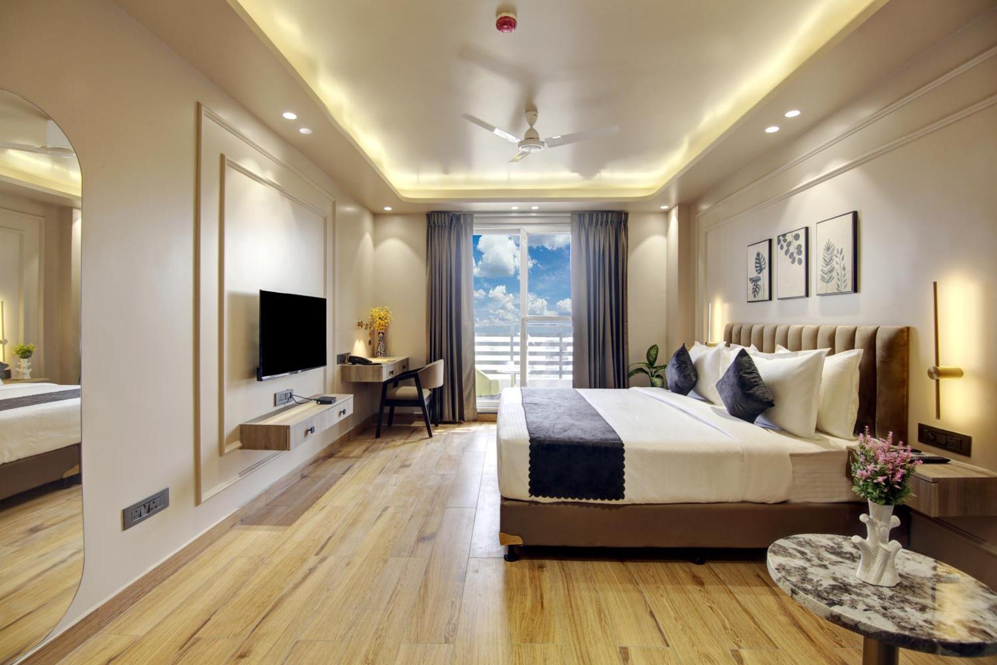 Saltstayz Premier - Near Golf Course Road & Sector 57 Gurgaon Exterior foto