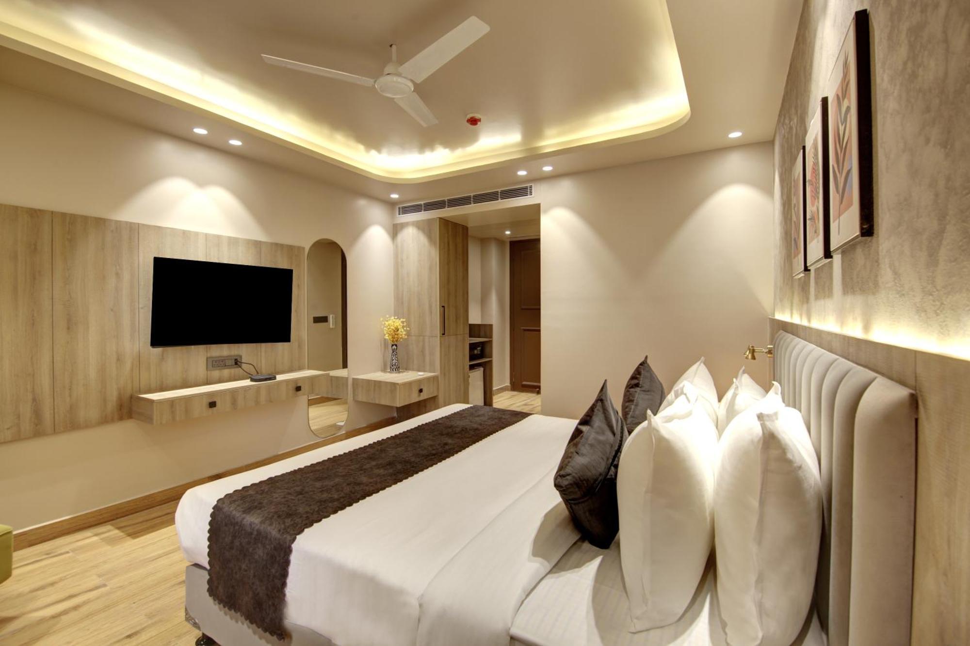 Saltstayz Premier - Near Golf Course Road & Sector 57 Gurgaon Exterior foto