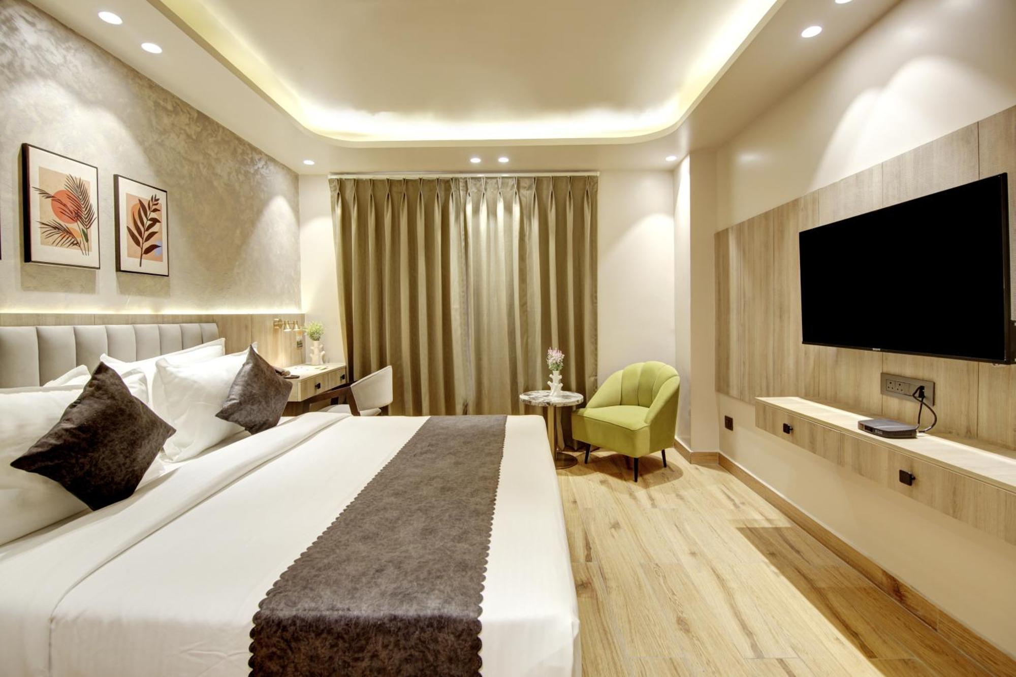 Saltstayz Premier - Near Golf Course Road & Sector 57 Gurgaon Exterior foto